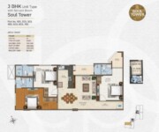 3BHK with Servant - Soul Tower 2