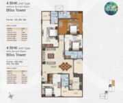 4BHK With Servant Room - Bliss Tower