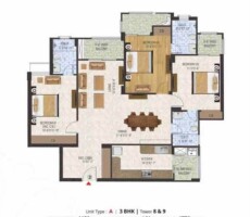 3BHK - 1770 sqft -Tower 8 and 9